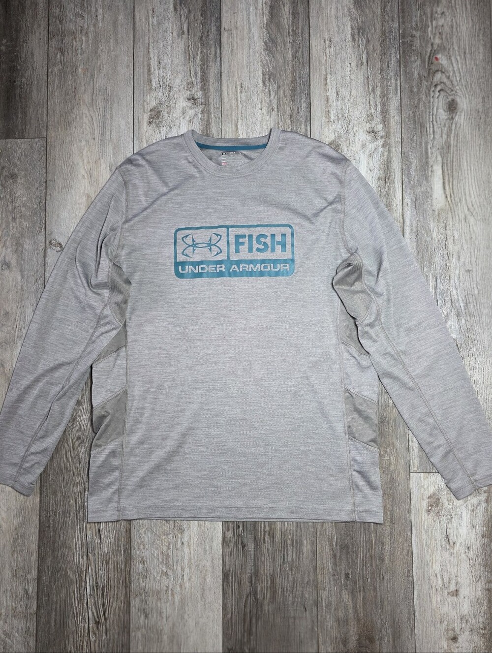 Under Armour Fish Elite Long Sleeve Performance Fishing  Shirt Sz 2XL (2017)